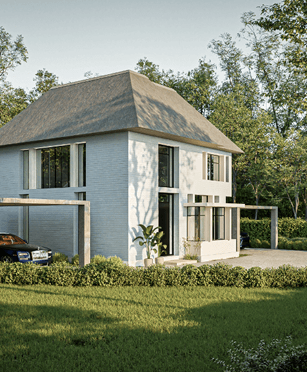 Render of the house from a Bob Manders - Exclusive Home