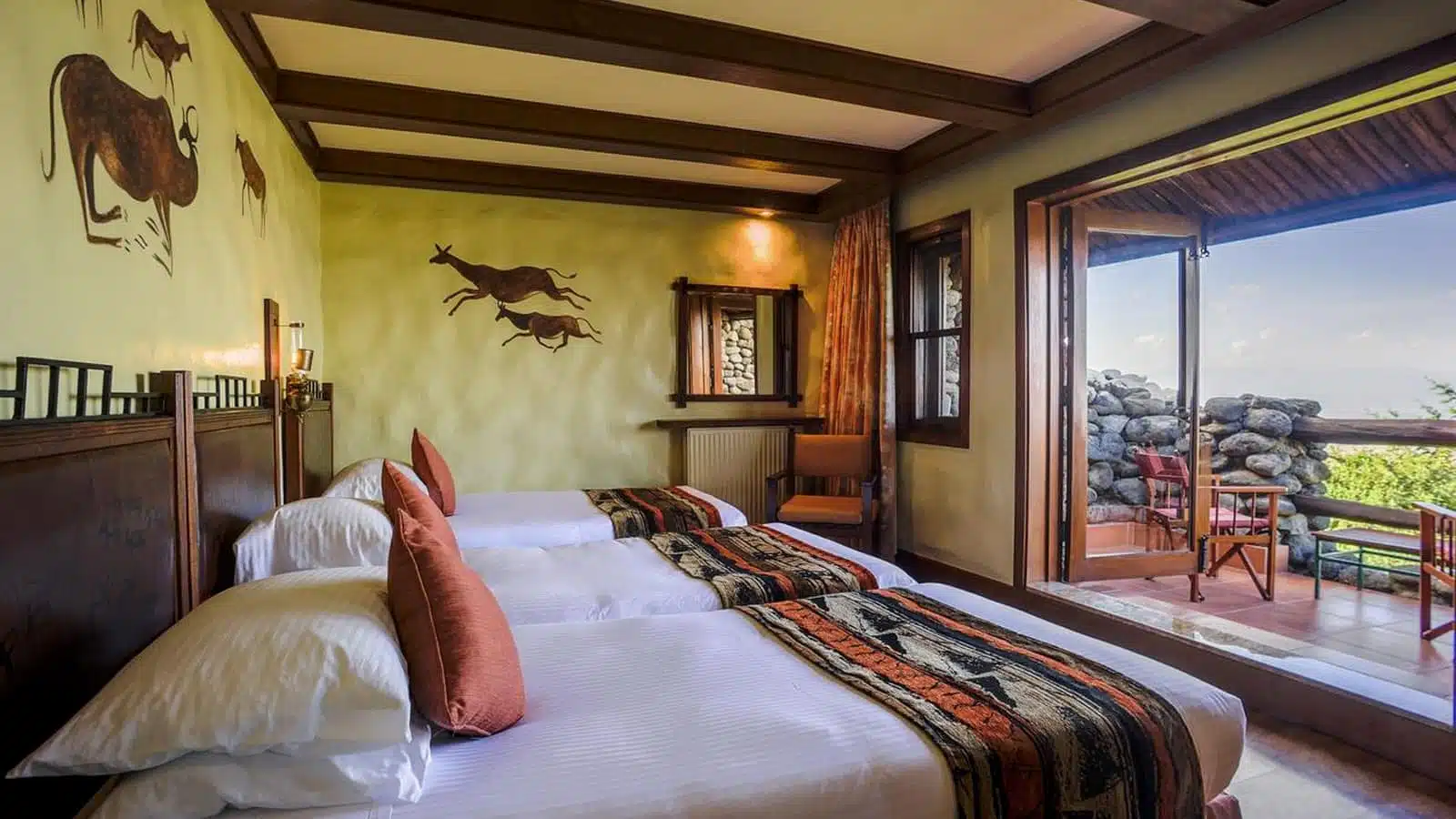 Hotel on the rim of the Ngorongoro Crater