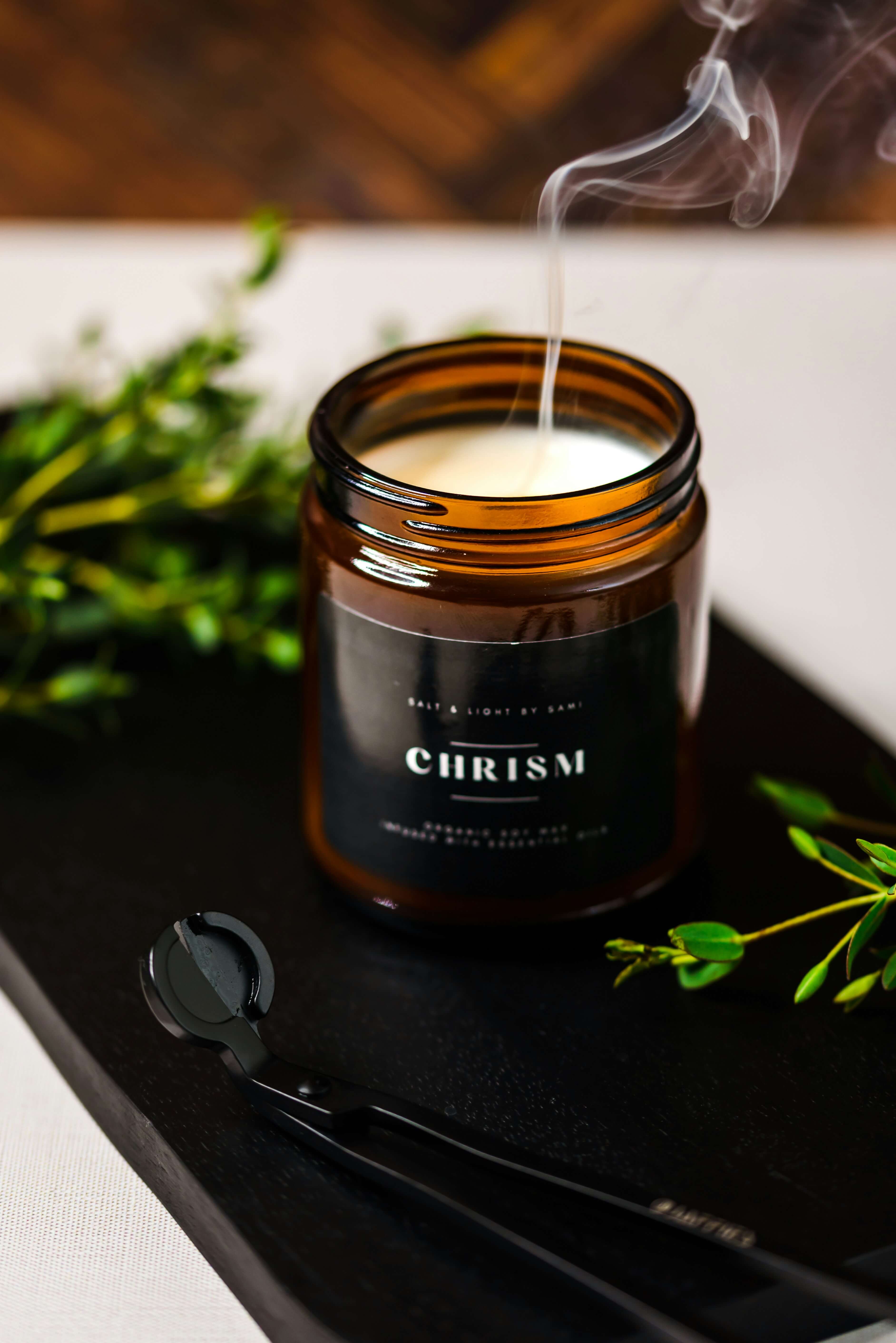 Image of an organic product sitting on a table