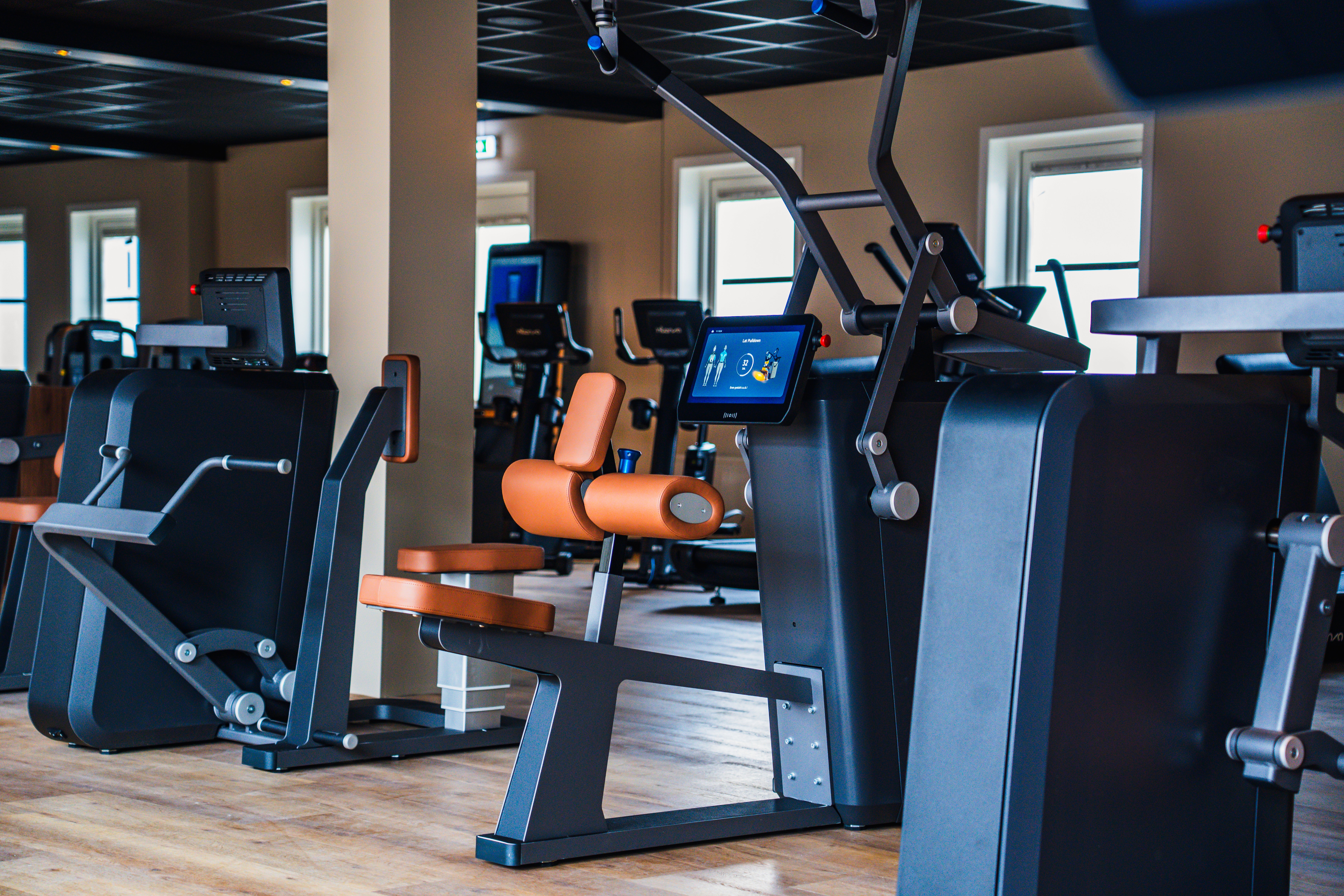 Krachttoestellen in de fitnessruimte van Bodywork Scherpenzeel