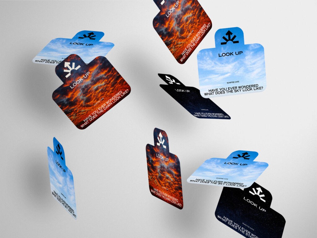 stickers - advertisement for Sunffee cafe