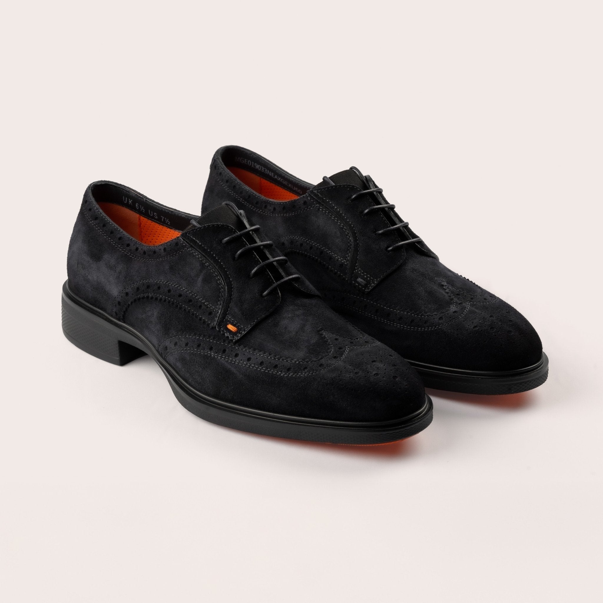 Men's blue lightweight Brogues - Mandelli UK