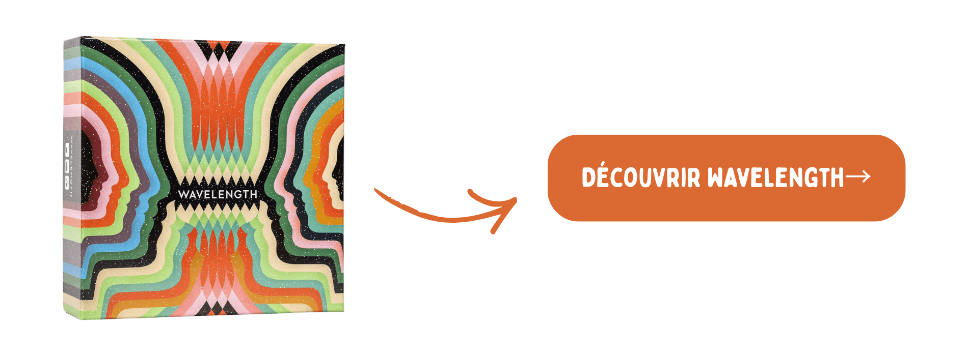 Wavelength sur fond blanc avec bouton d'achat