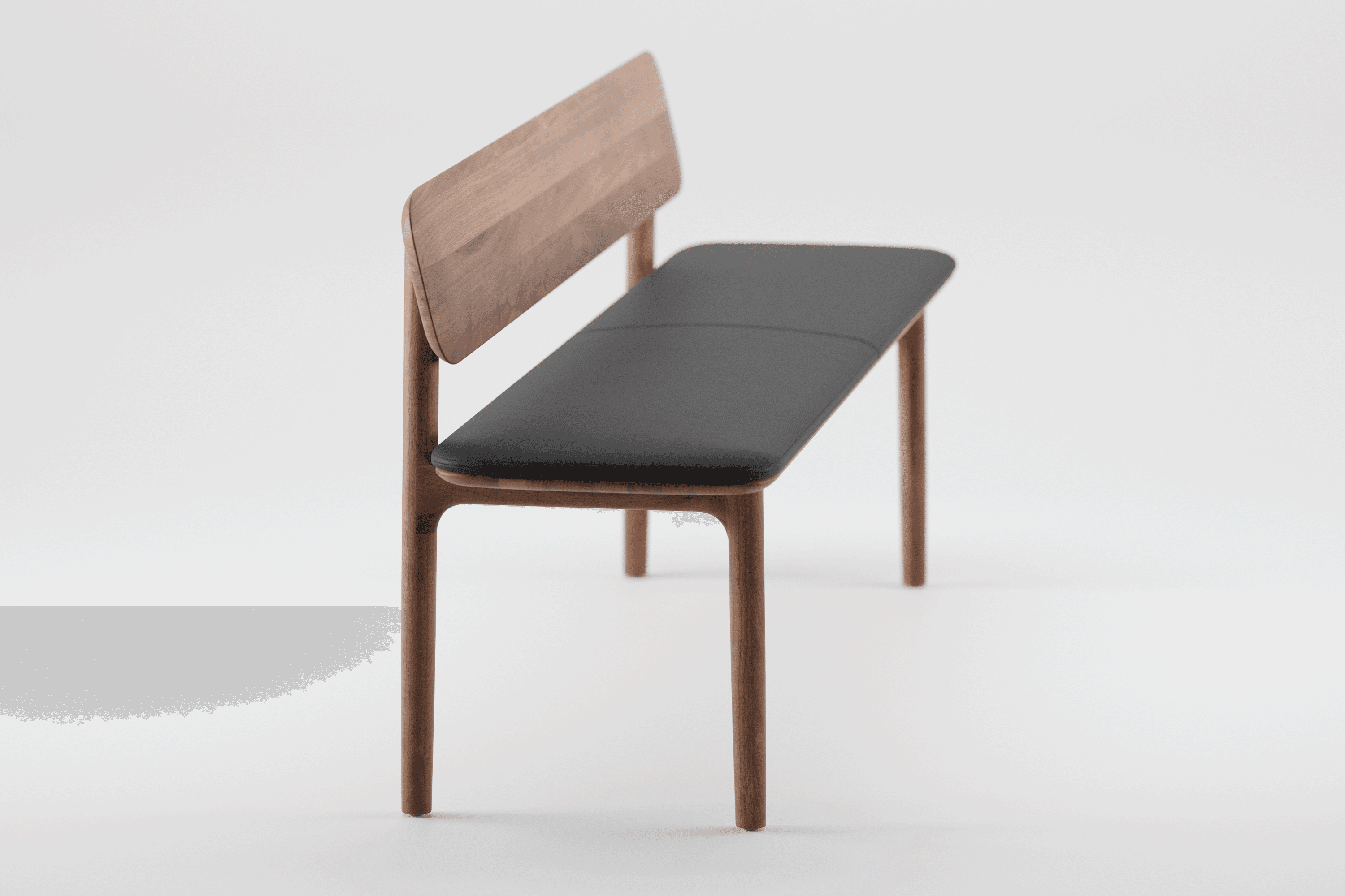 Artisan Neva bench met rugleuning 