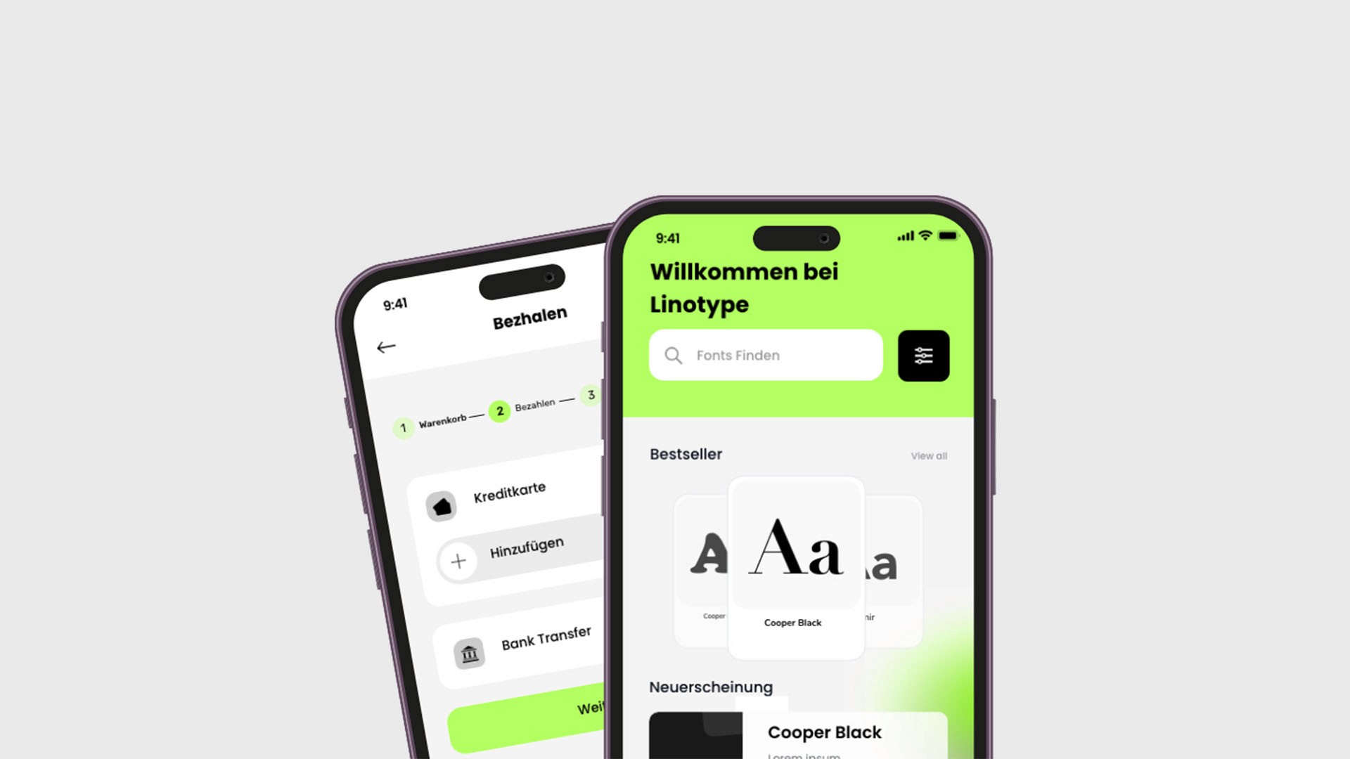 Linotype App Design