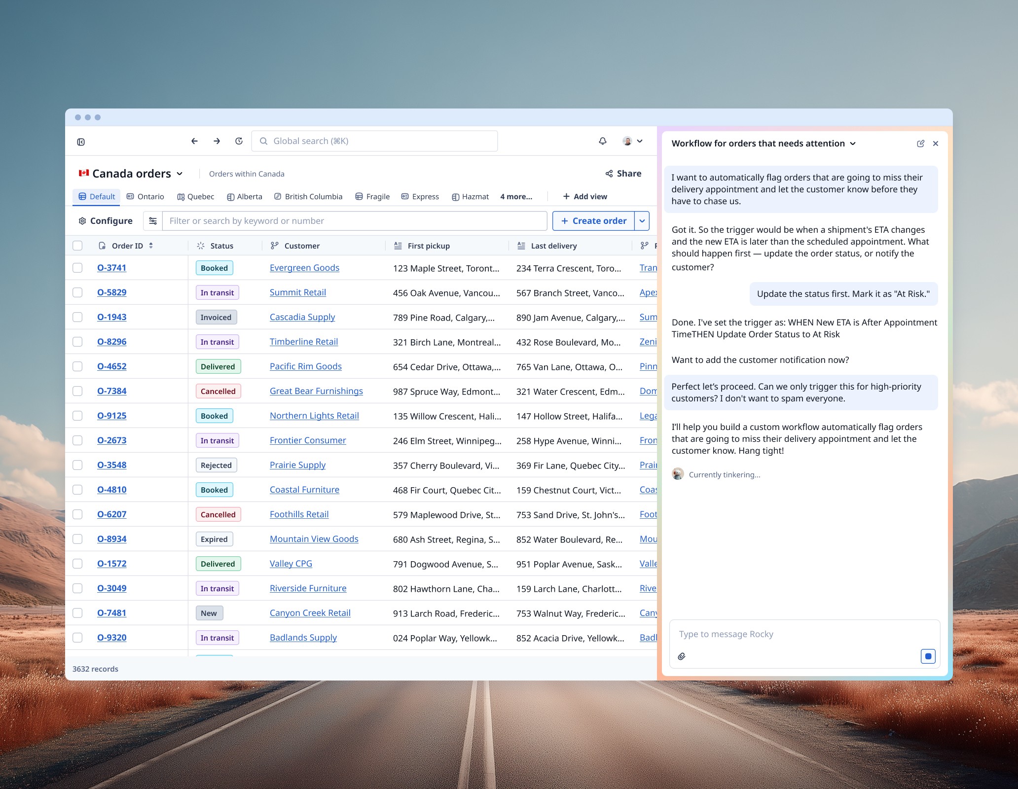 tms.ai ui screenshot