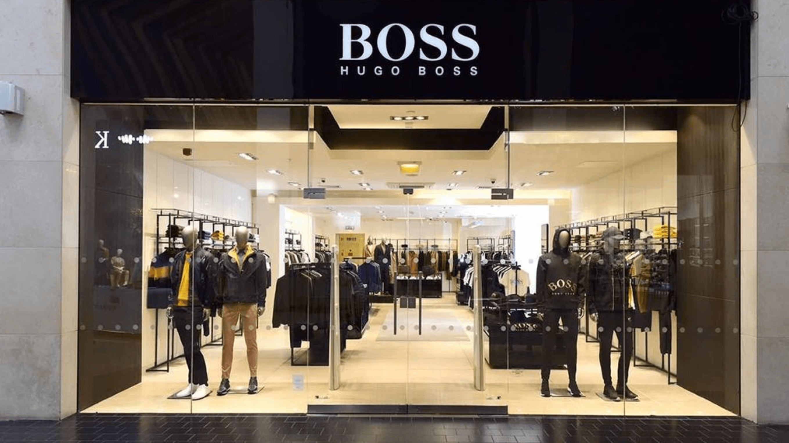Hugo boss storefront image
