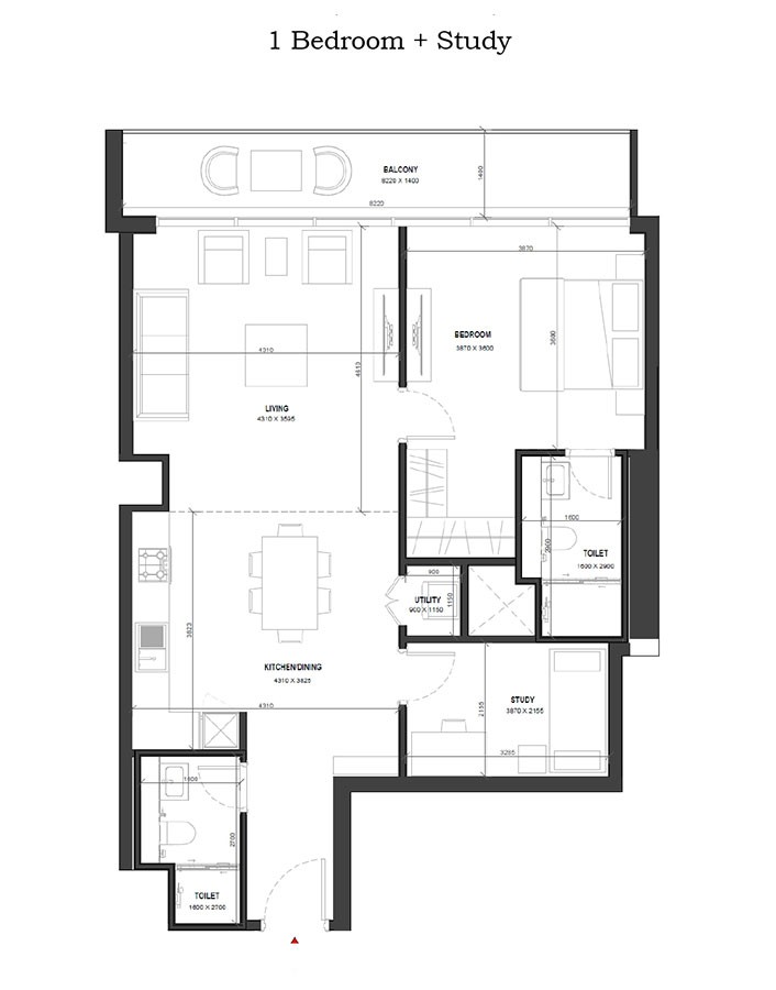 Sobha Verde 1-Bedroom