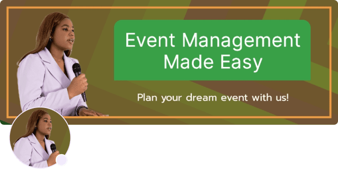 Facebook cover for event management - generatedWithSivi