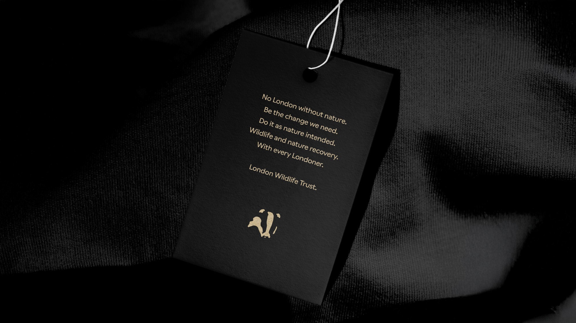 tipota design studio with peace cabin - manifesto and new logo for london wildlife trust