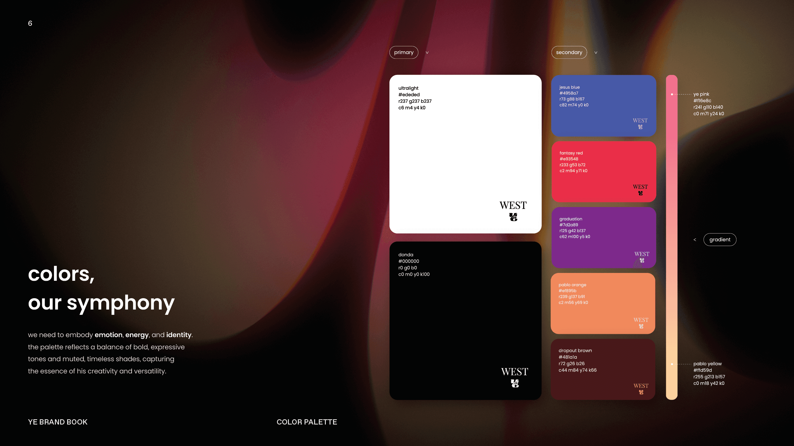 color palette slide.