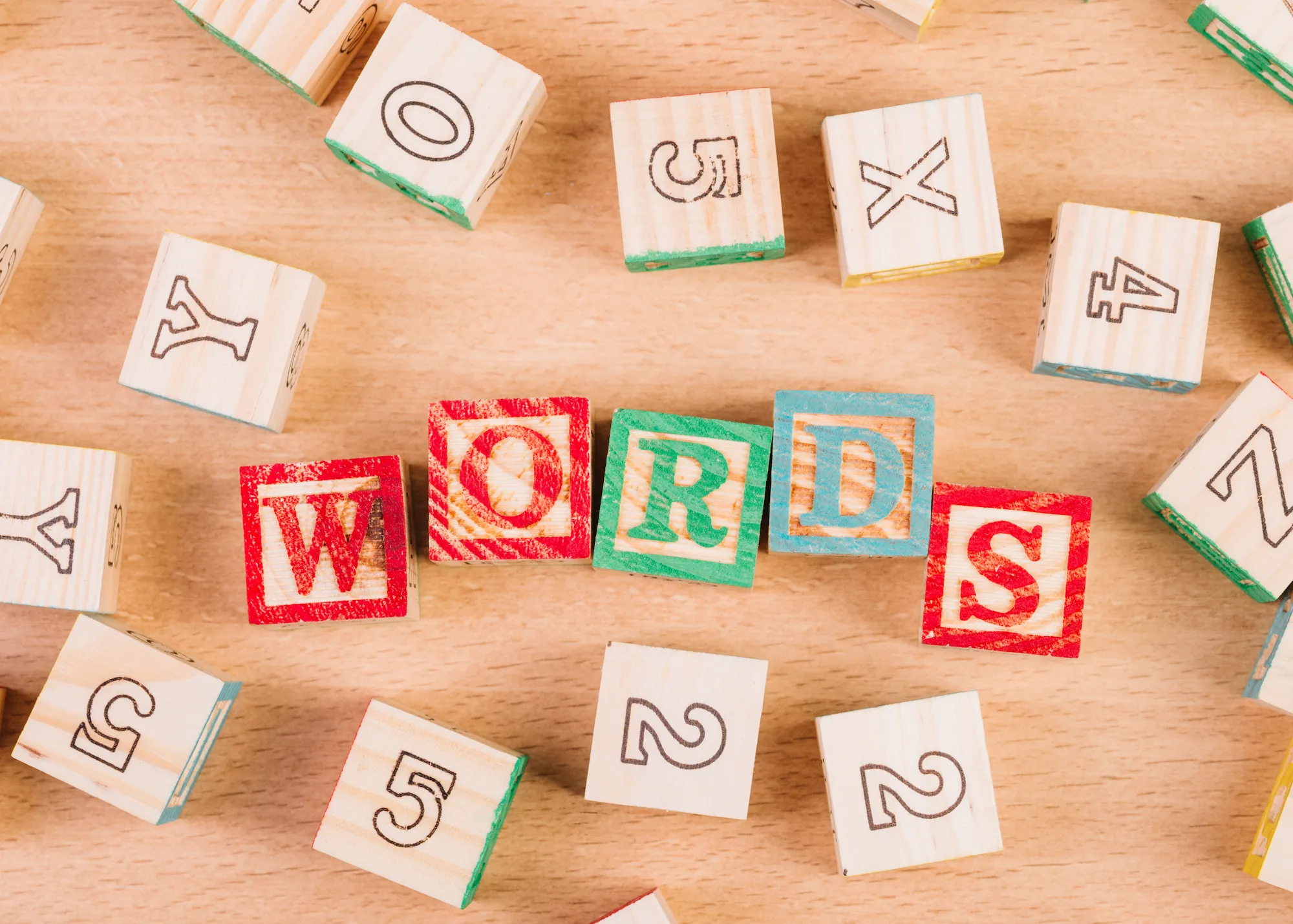 word cubes