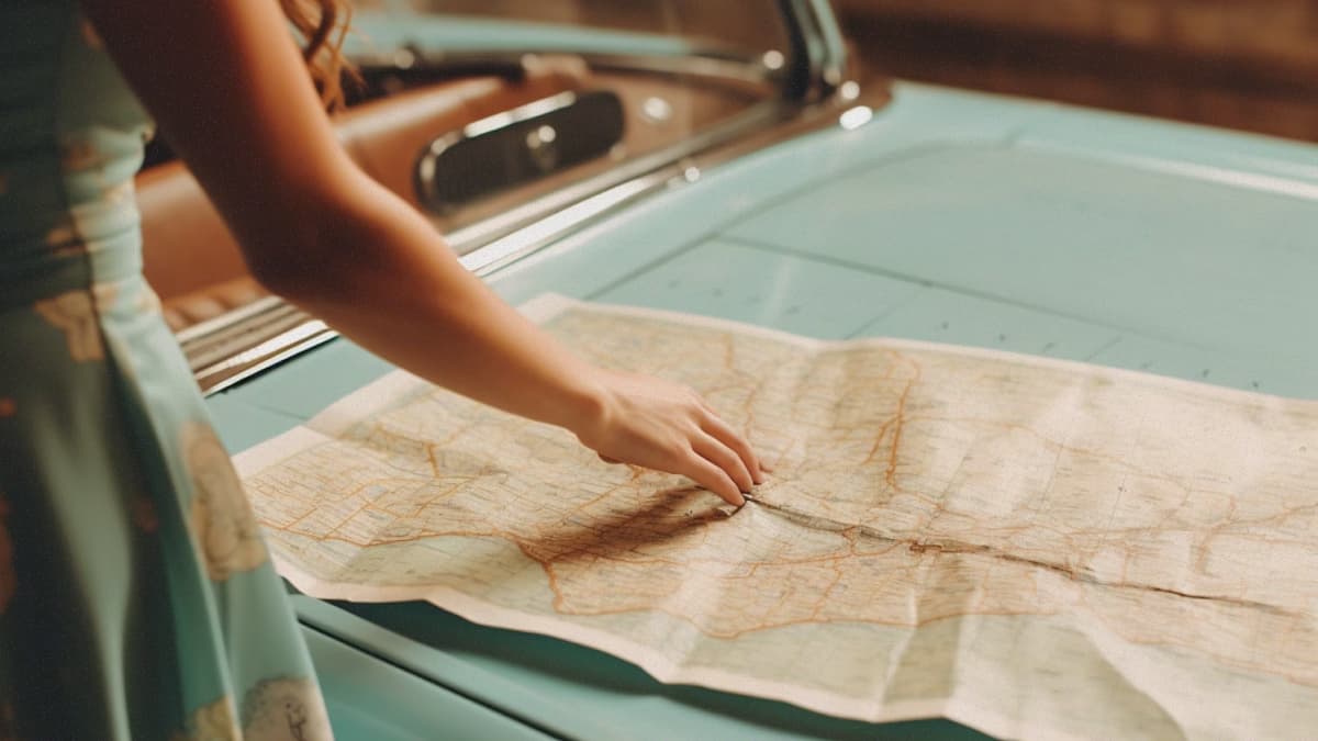 Map reading, making a decision