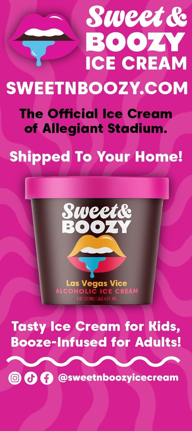 Sweet & Boozy ice cream billborad ad
