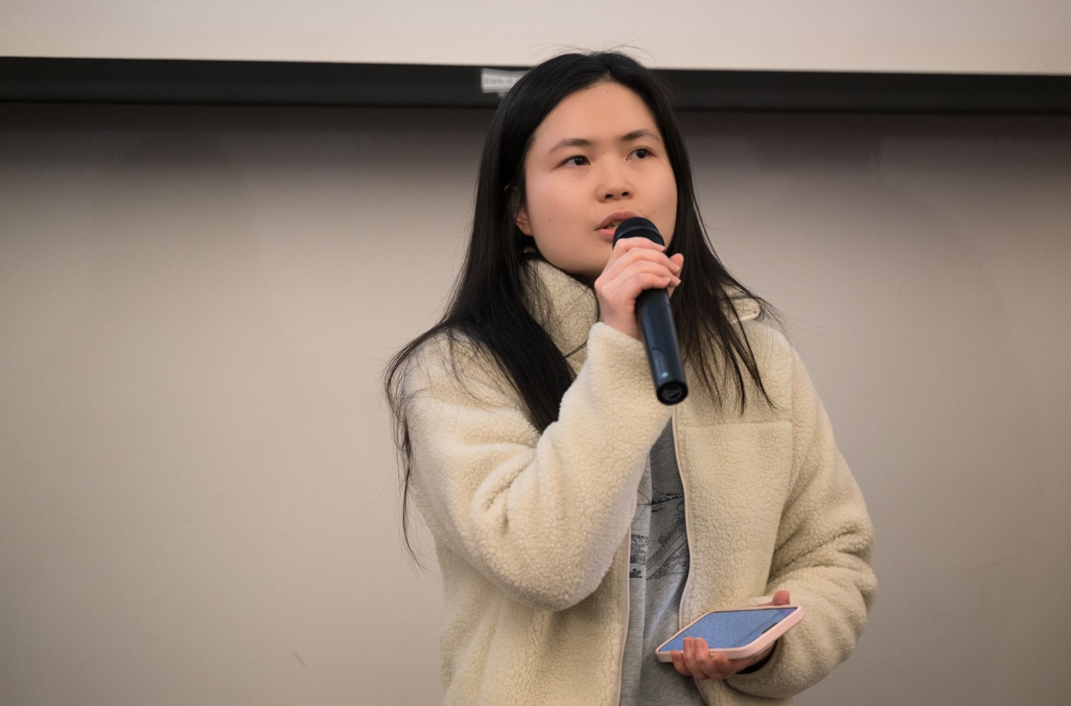 Woman with color palette