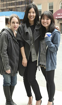 group photo of three young girls