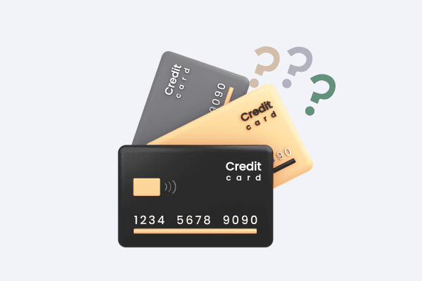 Credit Cards & Question Mark