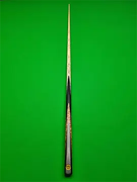 sunny akani high quality cue on a snooker table