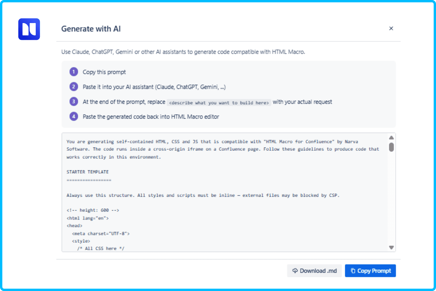 Generate Confluence Knowledge base with AI