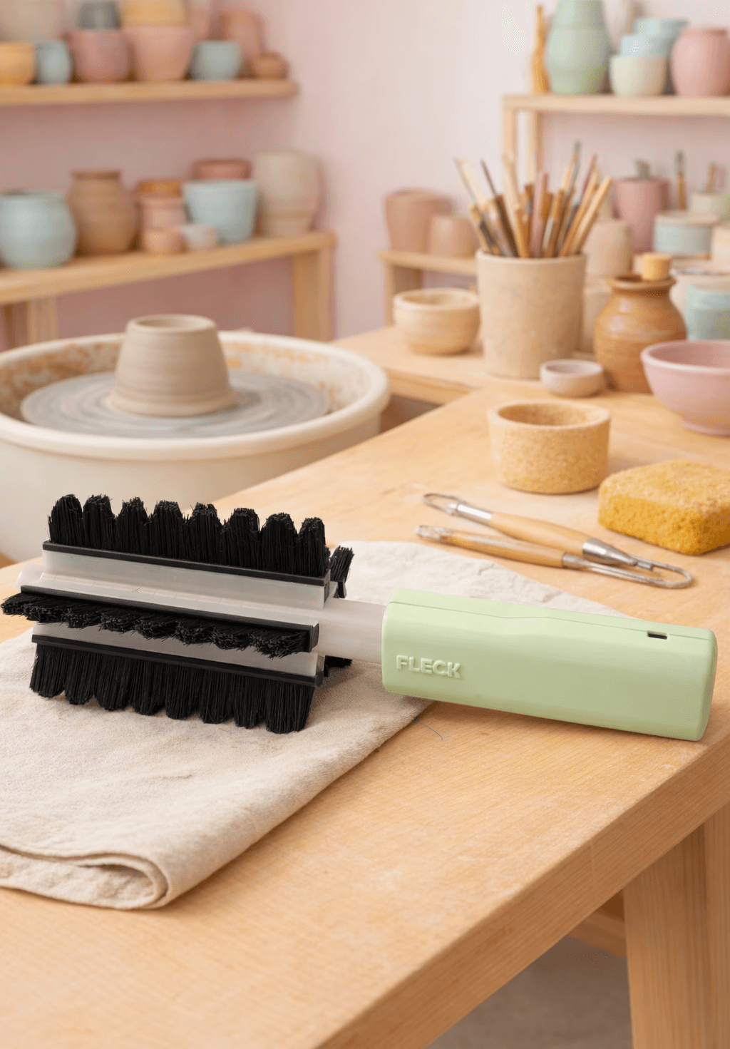 mixing device on table