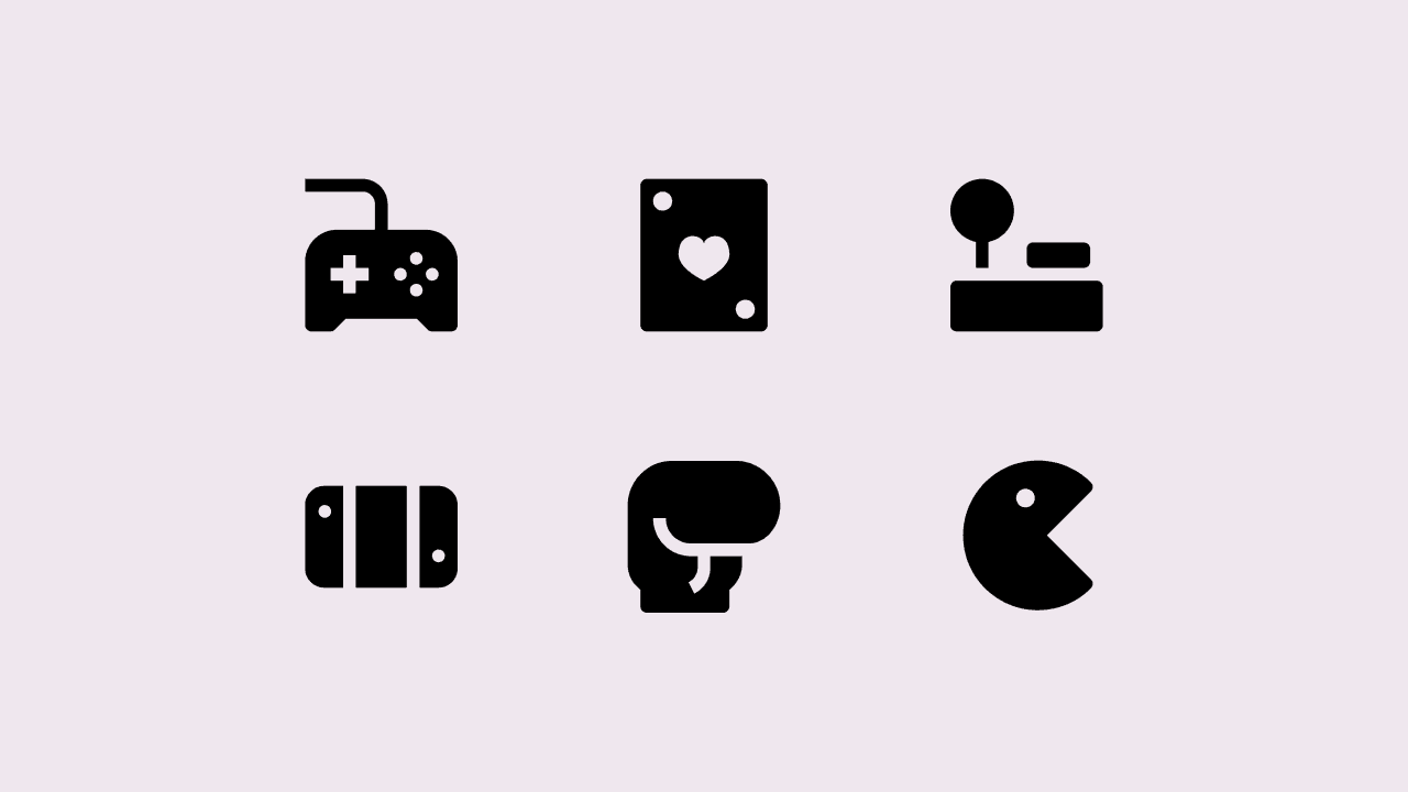 Nova Solid Gaming Icon Set