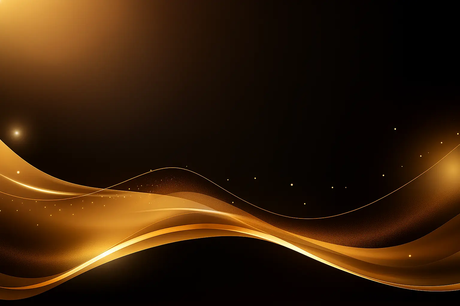 Złote gradientowe tło sekcji z cennikiem masażu korugi