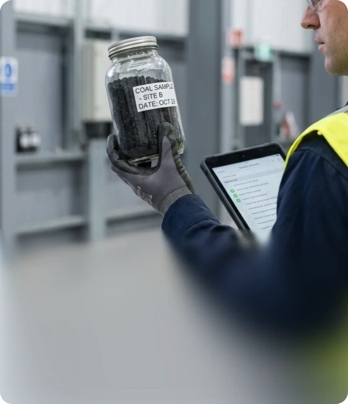 Batu bara, Mineral & Logam