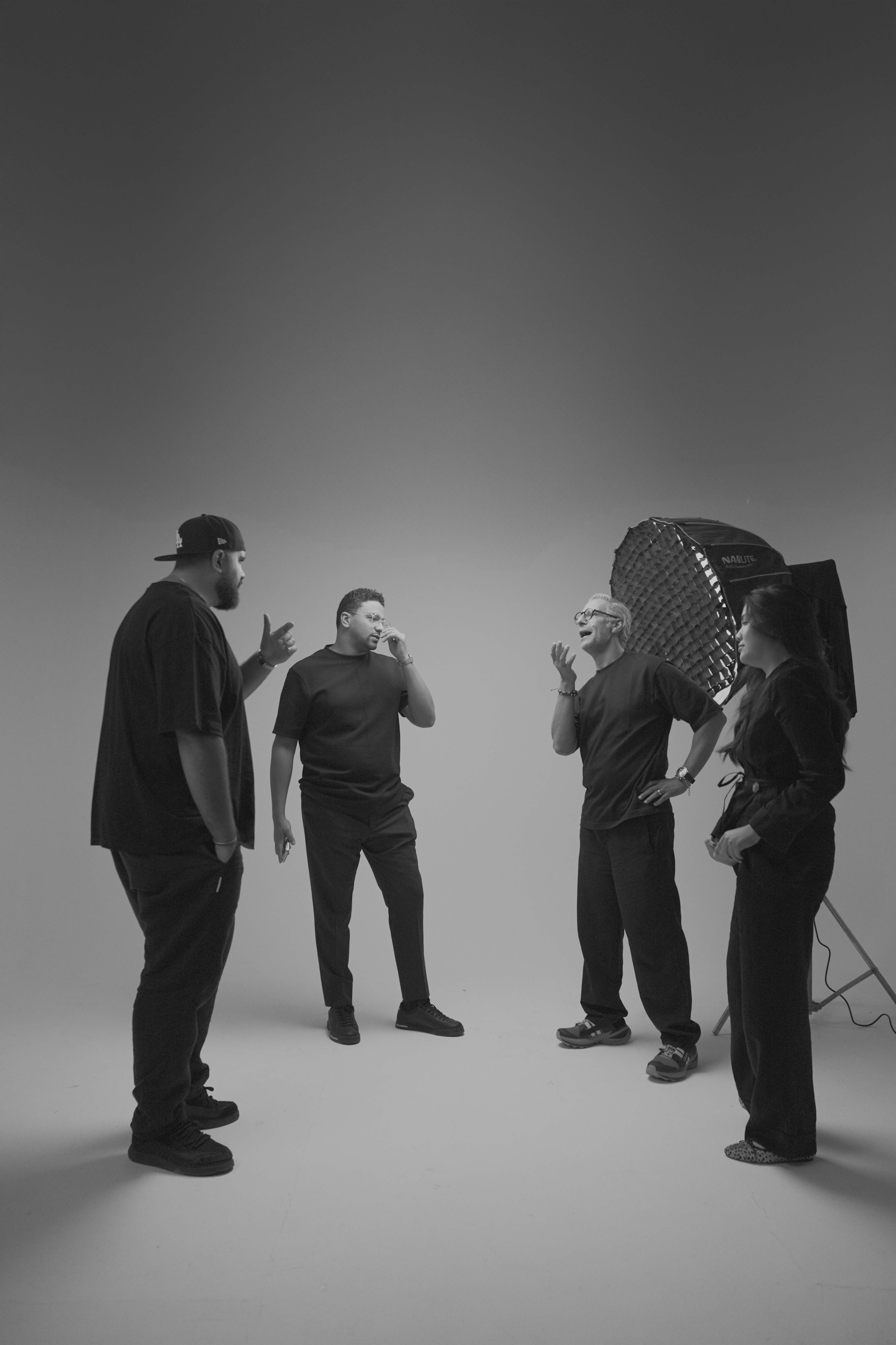 Nour Nadim, Mohammed Samman, Nadine Fayed with Mohamed El Sewedy