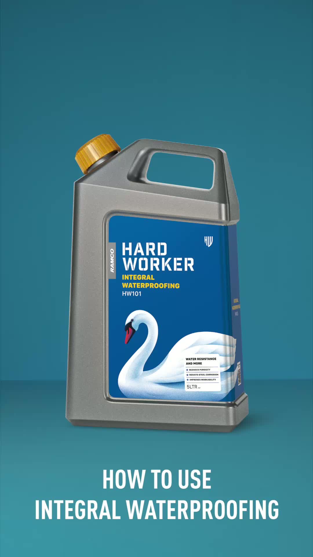 How to use Hard Worker Integral Water Proofing for water resistance of concrete