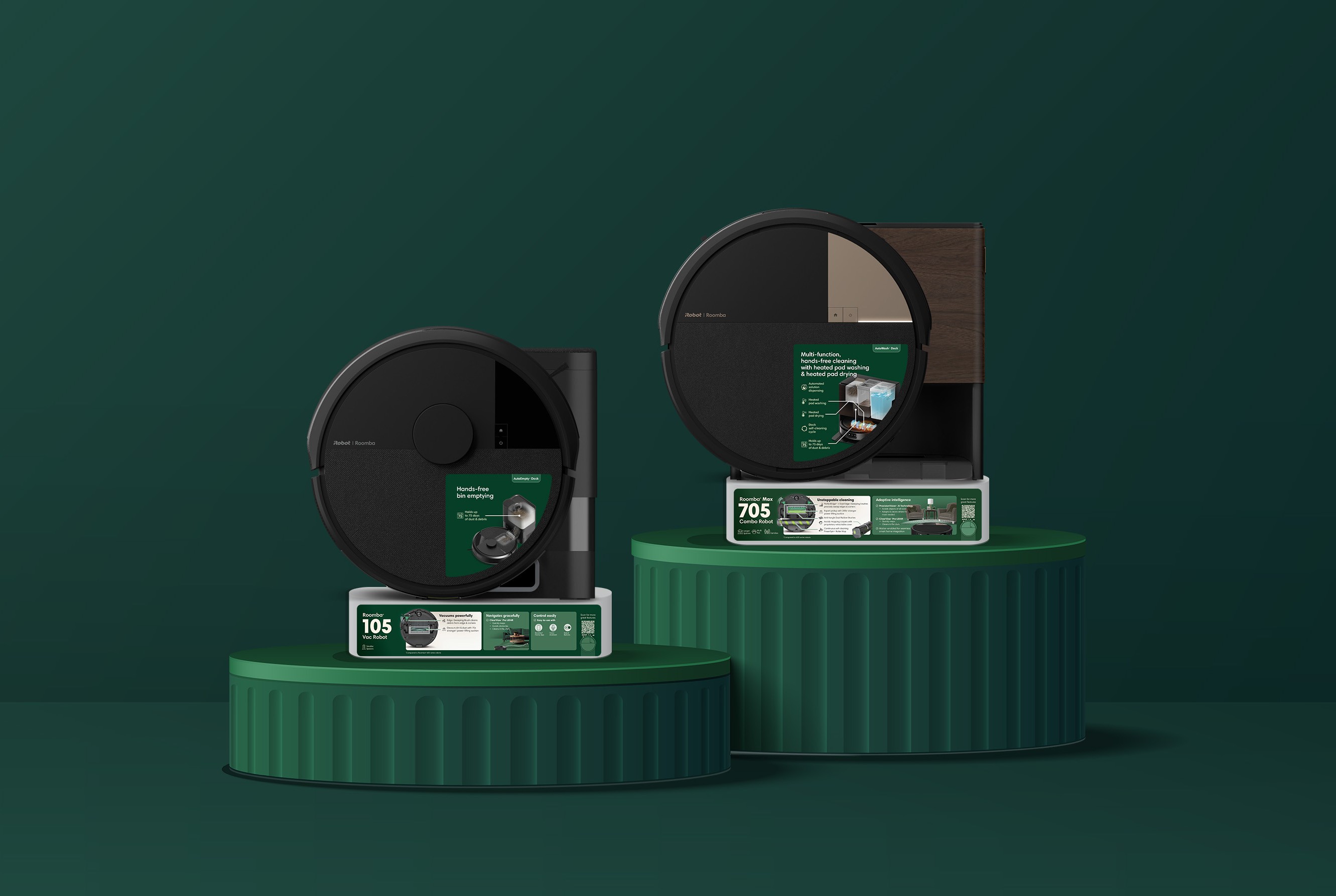 Modern food magazine brochure mockup with bold typography and bright yellow accents