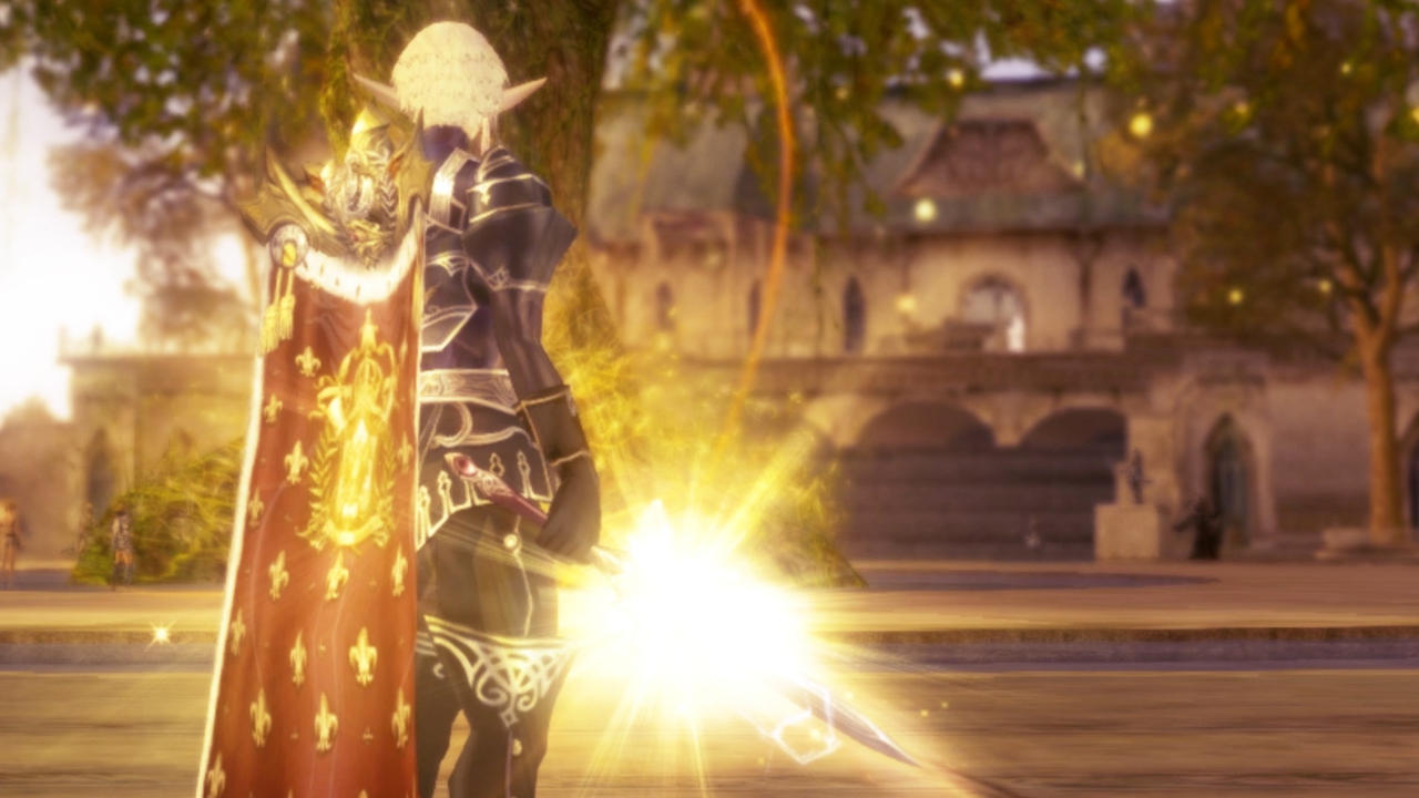 hero elf in elven village