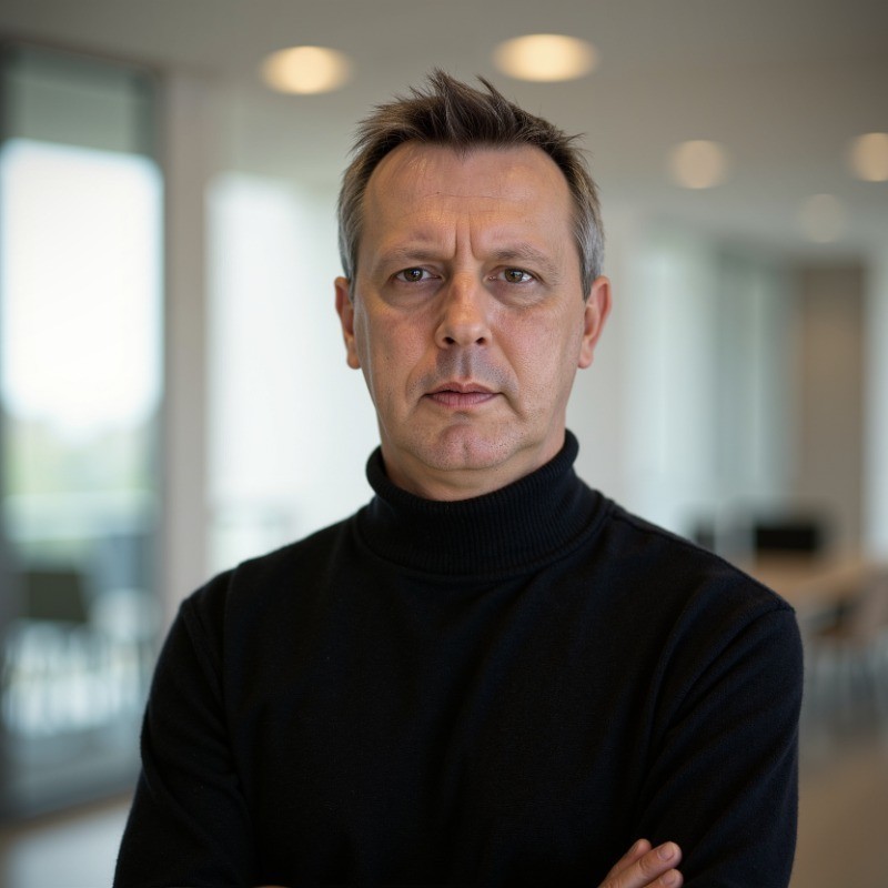 portrait of Reinhard Socha, managing director
