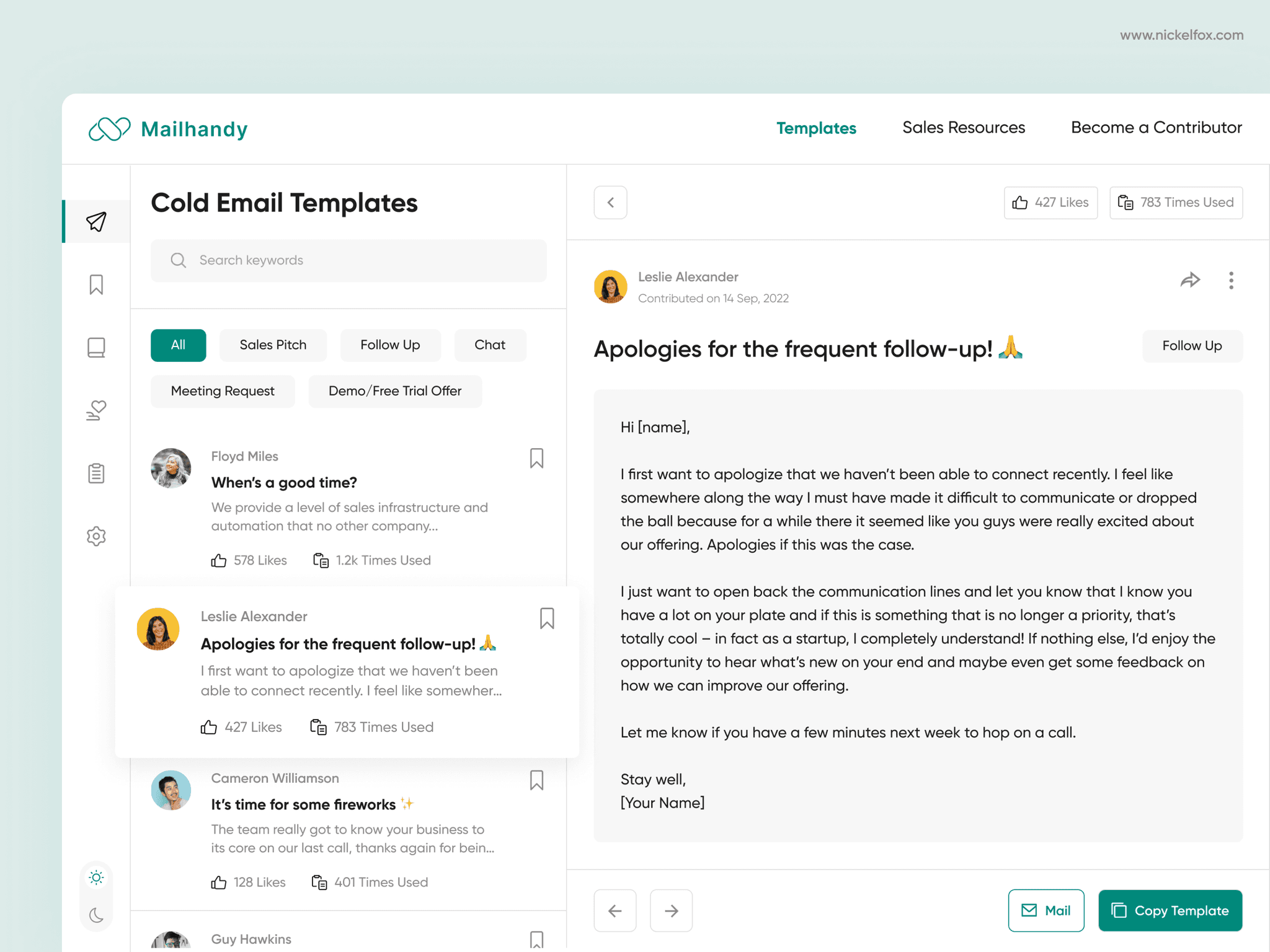 Cold Email Concept