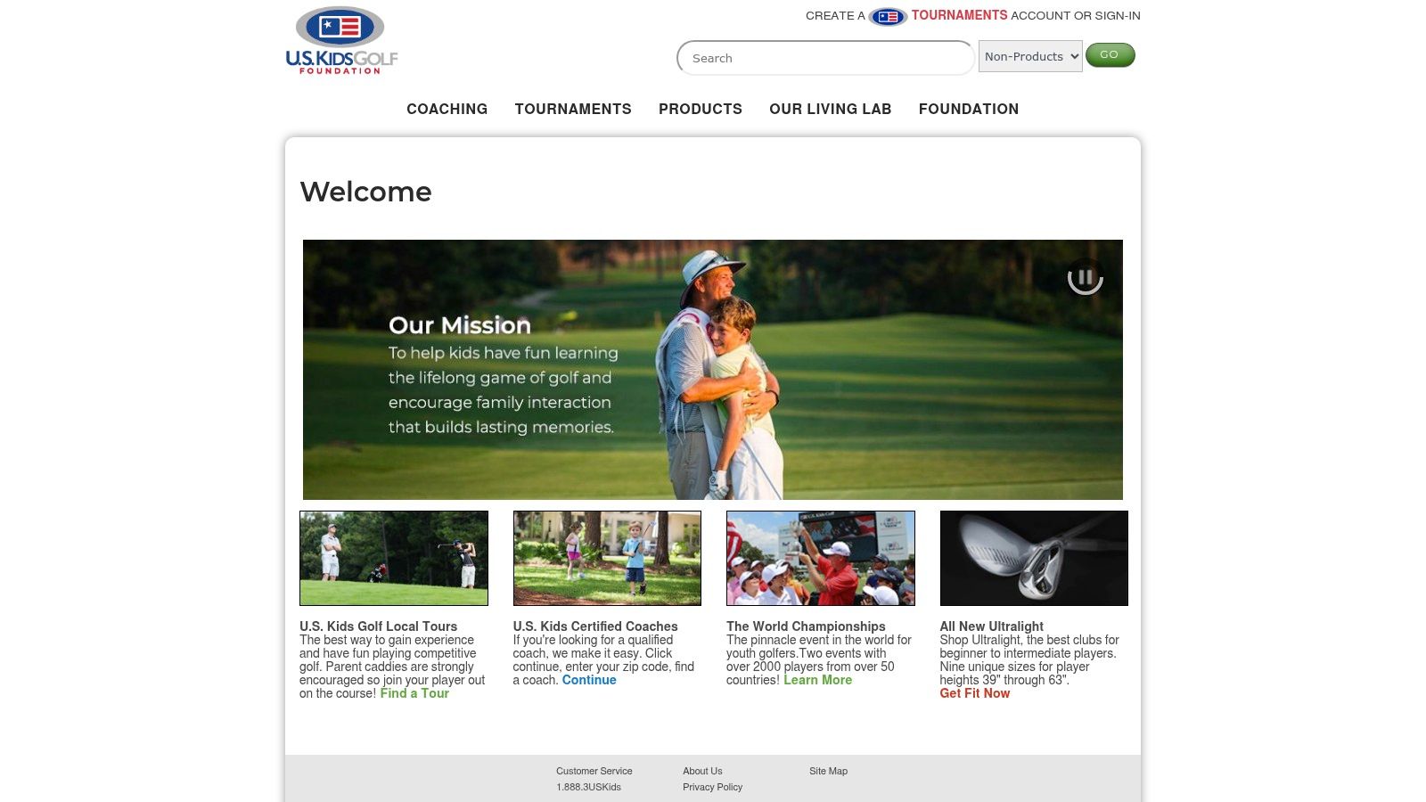 U.S. Kids Golf (Local, State, Regional & World Championships)
