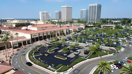 Shopping mall parking lot project