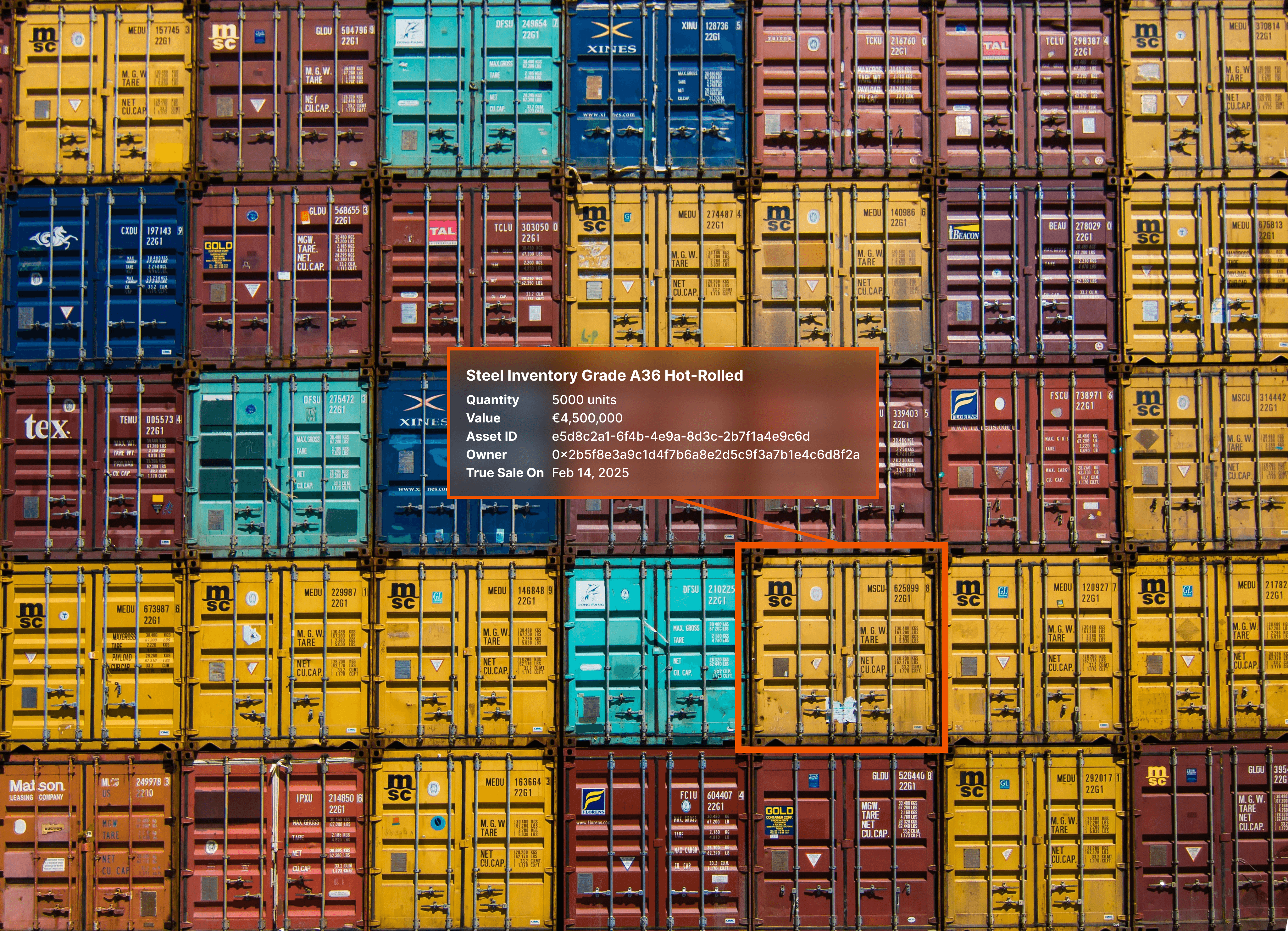 stack of cargo trailer