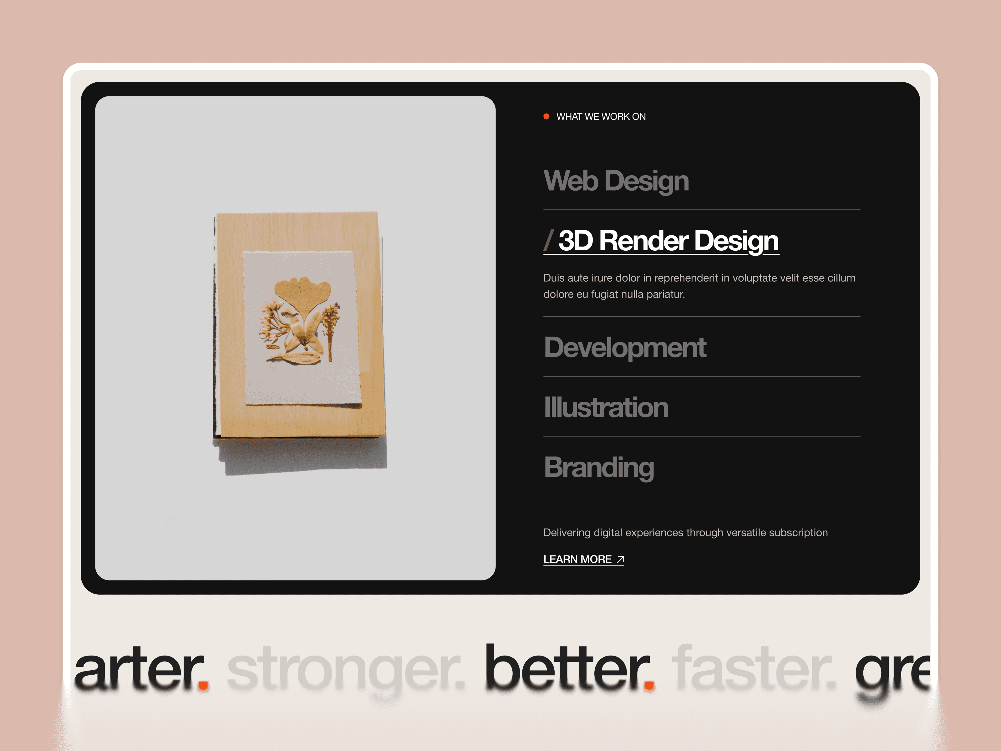 framer agency template