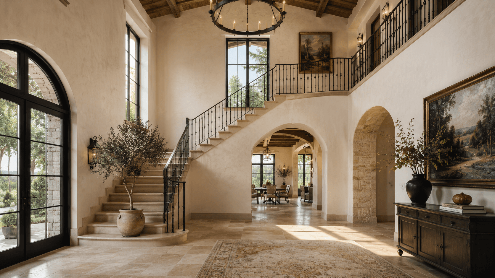Bedroom view of the Vineyard Ridge Estate
