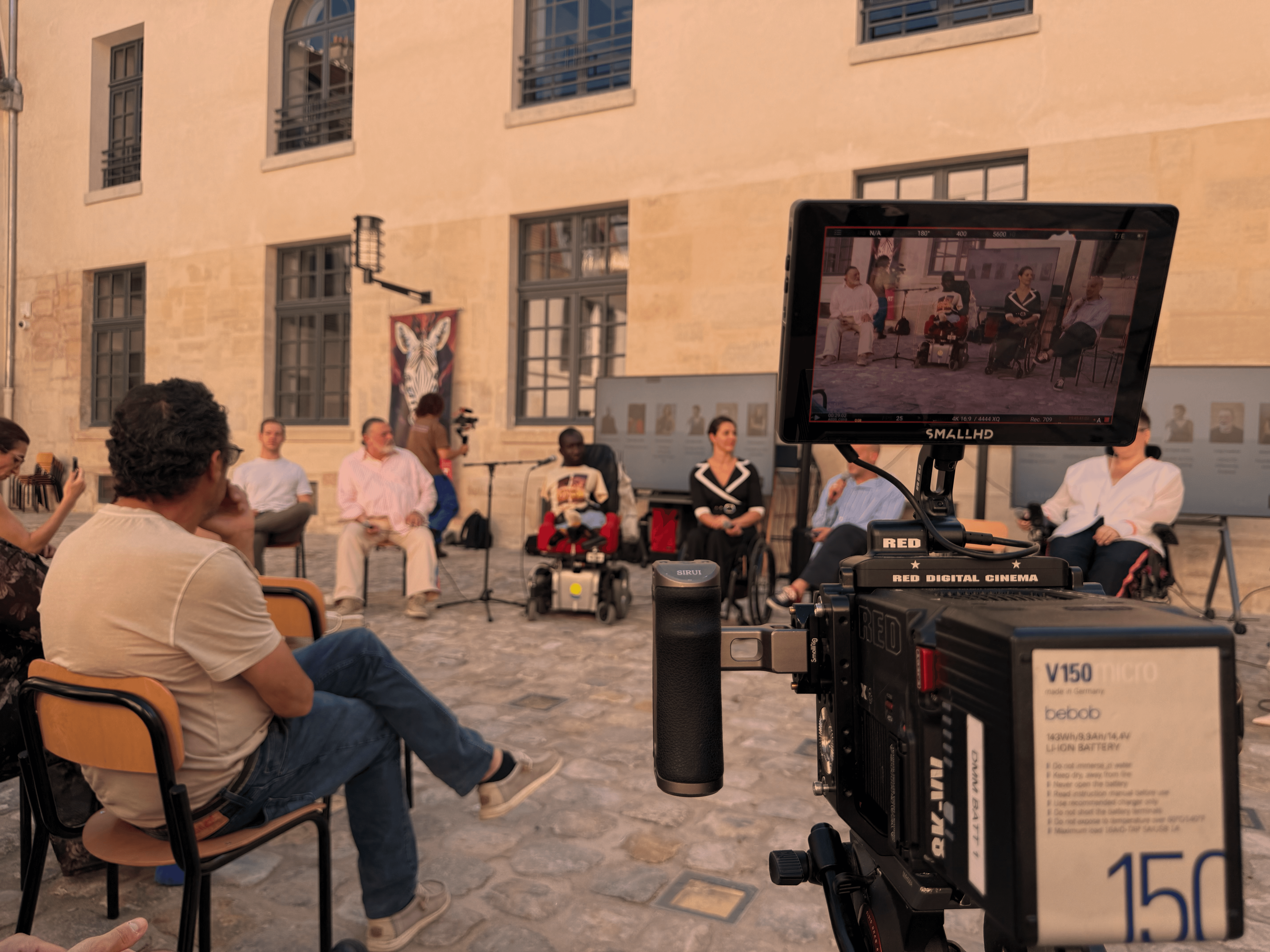 Panel of four people at Cannes 2024 at The Drum Studio