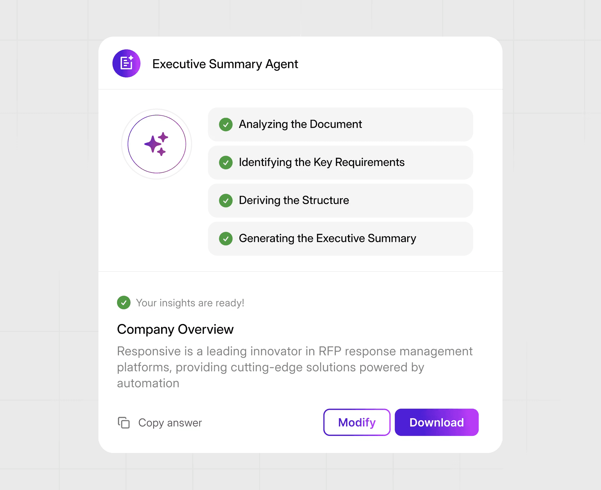 Executive Summary Agent