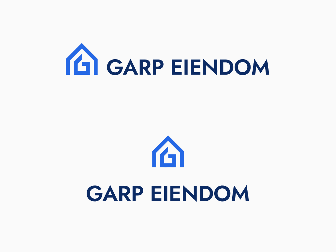 Illustrasjon, logo Garp-eiendom