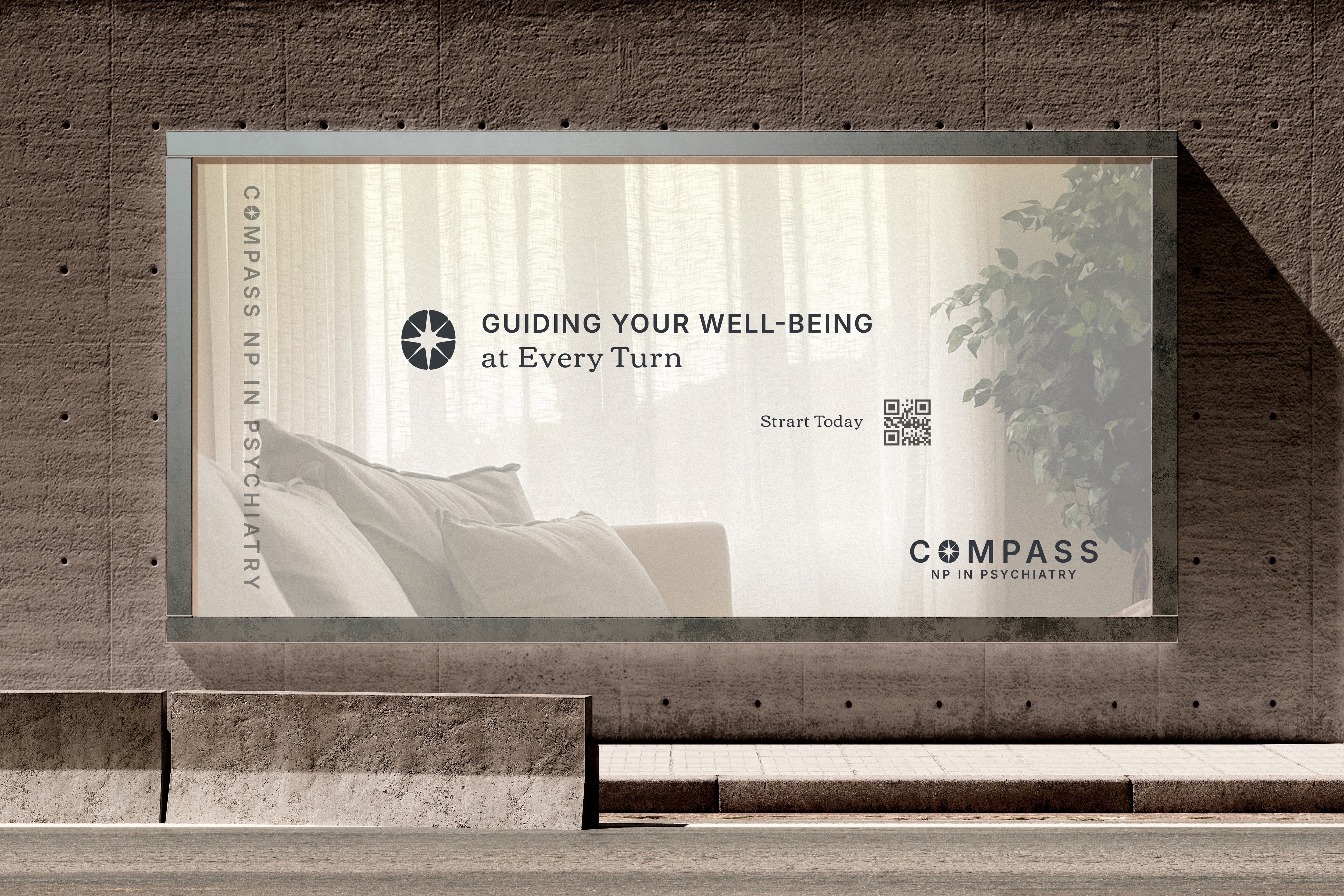 Compass NP Brand Design Billboard