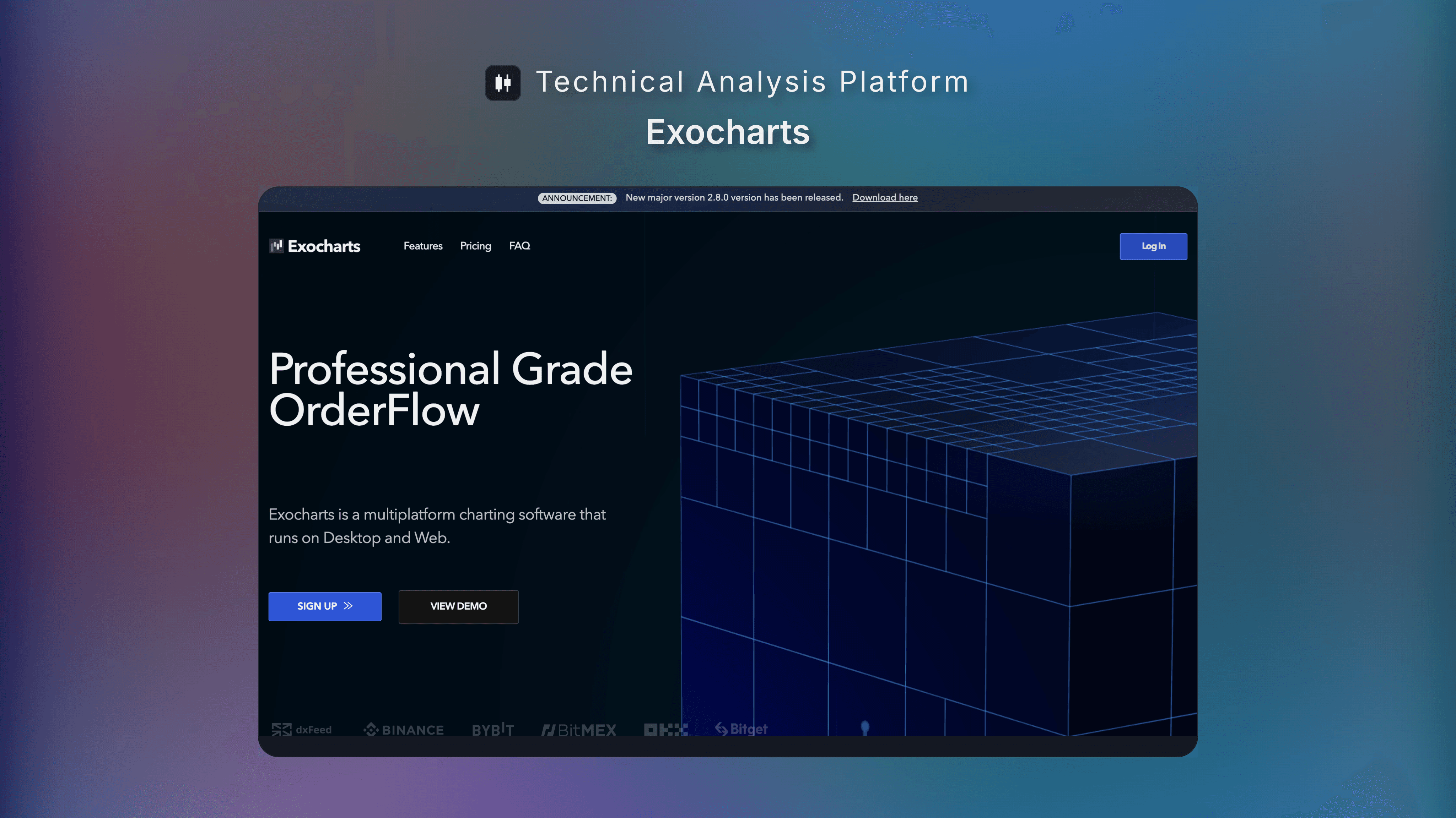 Crypto Orderflow and Volume Footprints: Exocharts