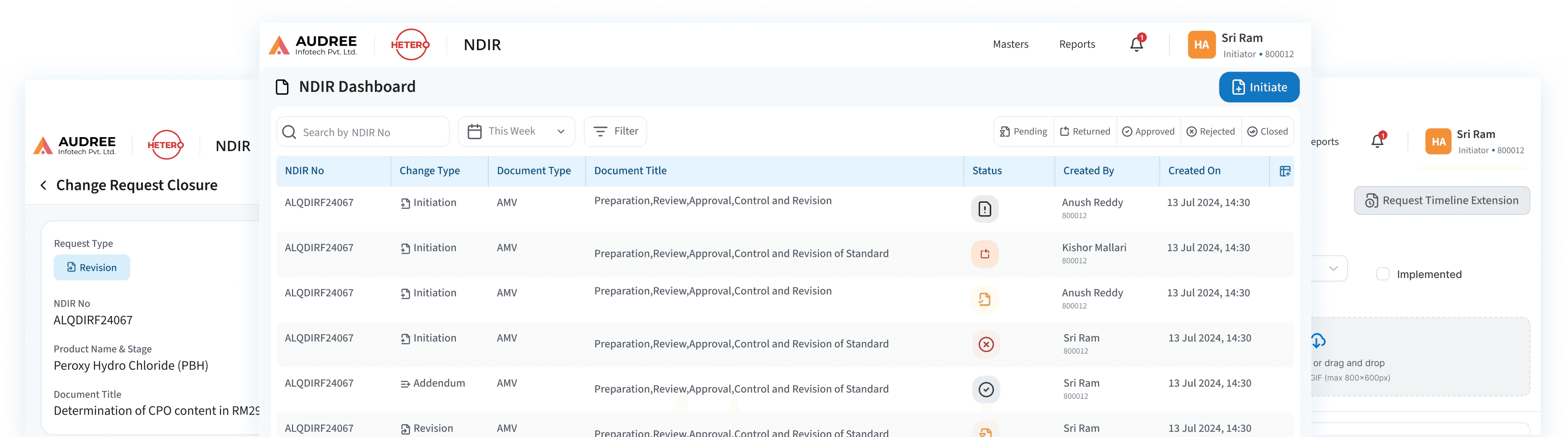 Audree NDIR software Screen
