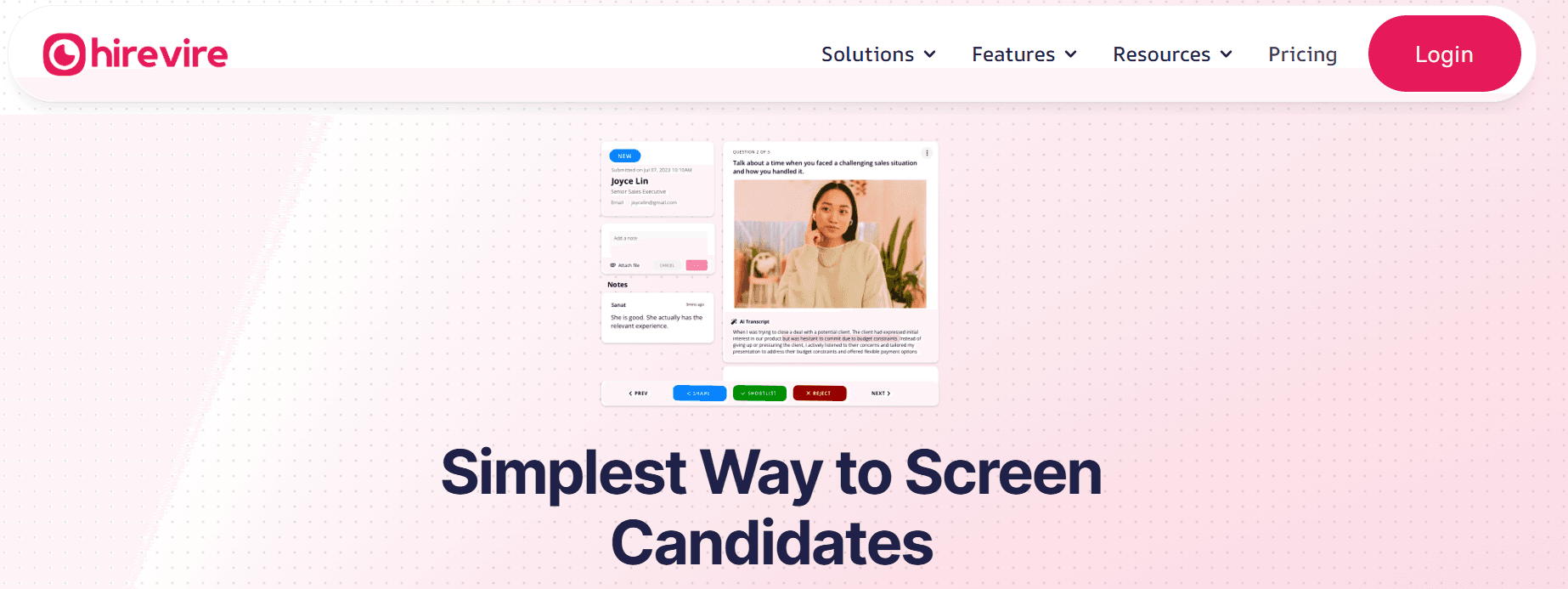 hirevire - Automated Candidate Screening