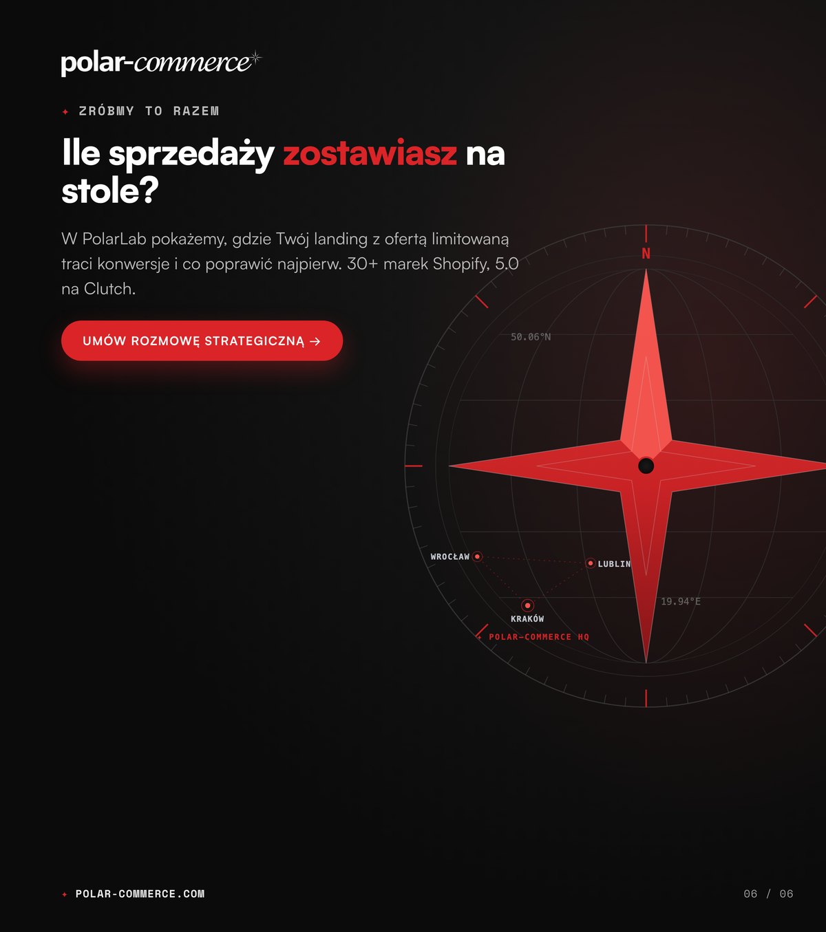 Ile sprzedaży zostawiasz na stole? — Polar-Commerce