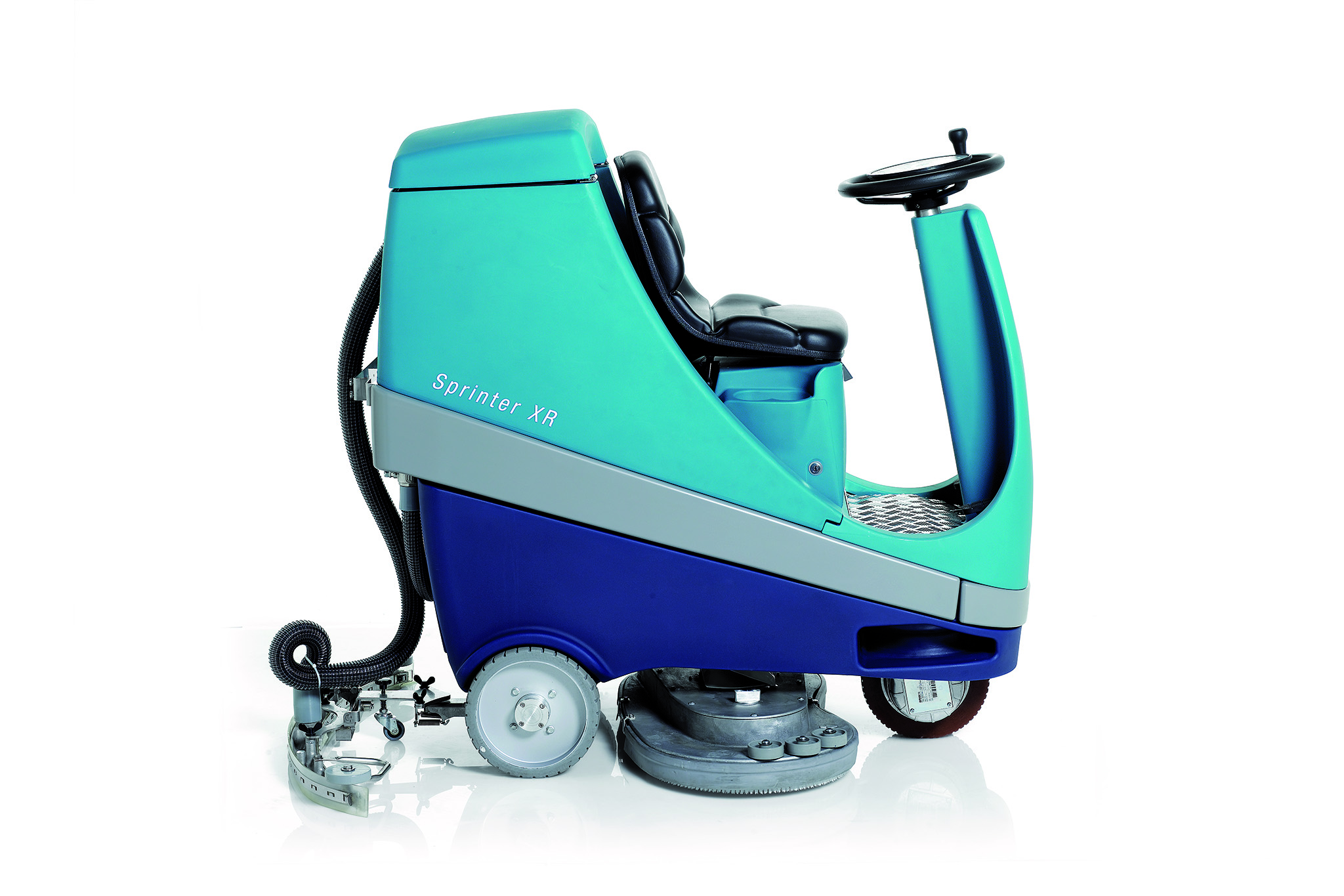 Seitenansicht von Aufsitz-Scheuersaugmaschine Sprinter (Wetrok, 2005)