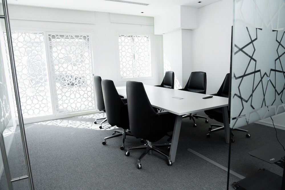 Lobby entrance at DIOM Rubeen 209 headquarters in Riyadh