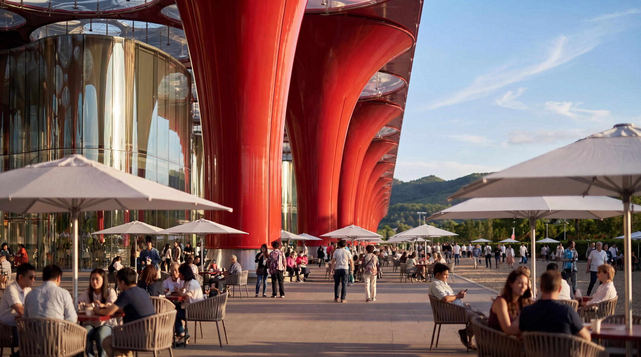 Architectural CGI property visualisation, photorealistic architectural render.