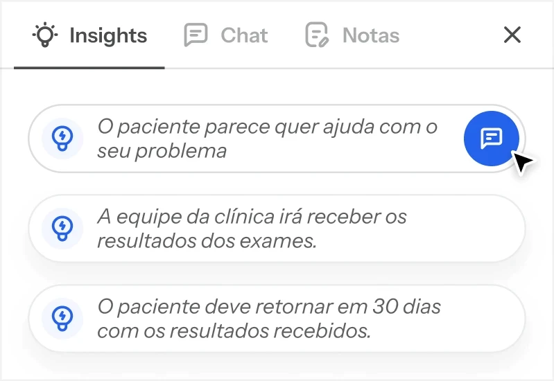 Adapta Med — recurso de IA para atendimento médico (cartão da seção wizard)